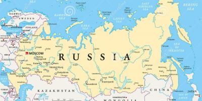 zemljopisna karta rusije Geografska karta Rusije   geografska karta Rusije (Istočna Europa  zemljopisna karta rusije